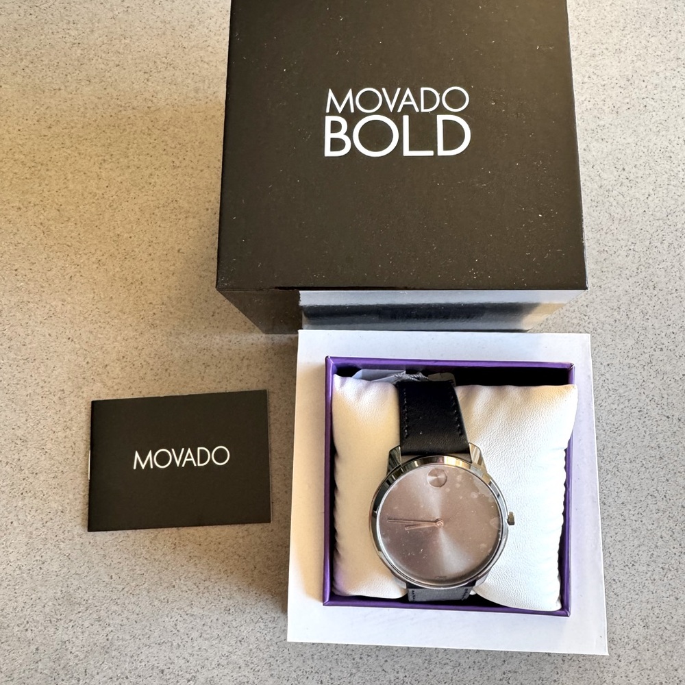 MOVADO Men’s Watch - New